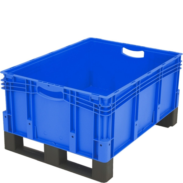 BITO Eurostapelbehälter XL Deckel/Kufe /XL 86321DKufe 800x600x320 blau, Doppelboden Kufe, C0292-0120