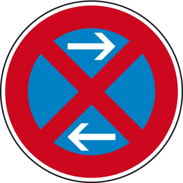 Stein HGS Absolutes Haltverbot Mitte (Linksaufstellung) Nr. 283-31, 600mm /RA2/Flachform 3mm, 283-31-223