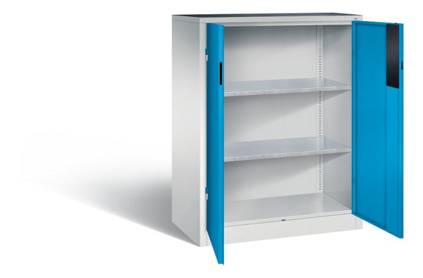 C+P Werkzeugschrank Acurado, H1200xB930xT500mm, Farbe: Lichtgrau / Lichtblau, Muldengriff, 8521-052 S10173