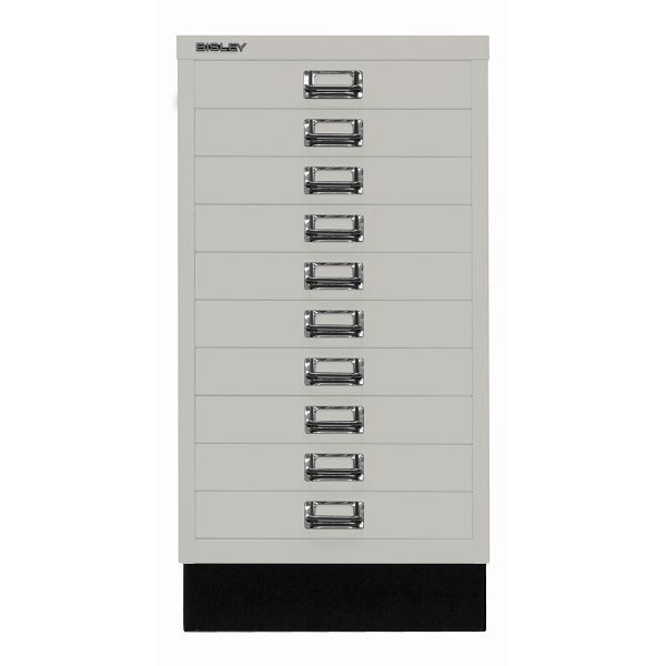 Bisley MultiDrawer™, Inkl. Sockel, DIN A3, 10 Schubladen, 667 york, L29A310S667
