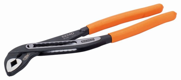 Bahco Wasserpumpenzange, 125 mm, mit rutschhemmenden Kunststoff-Griffen, unverpackt, 6221D IP