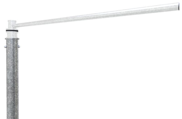 Schake Ausleger für Fahne, Kombinierbar mit Stahlmasten in 4m, 5m und 6m Länge sowie Alumasten in 8m und 10 m Länge, aus Kunststoff, 3531FA