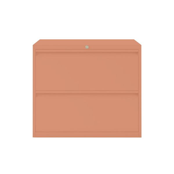 Bisley Essentials Schubladenschrank, Höhe 693-717 mm, 658 coral, YESF0807658