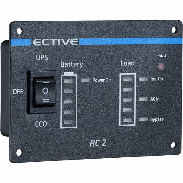 ECTIVE RC2 Fernbedienung mit Ladestandsanzeige für Wechselrichter, TN3555