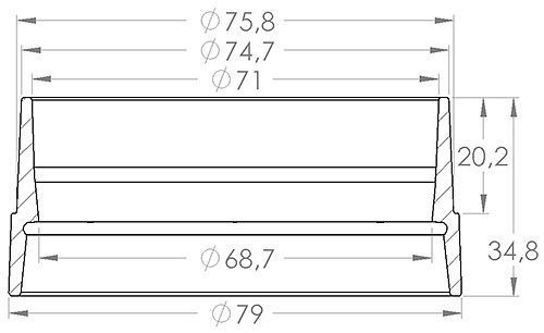 Loc-Line Adapter für Blechrohr, L81207