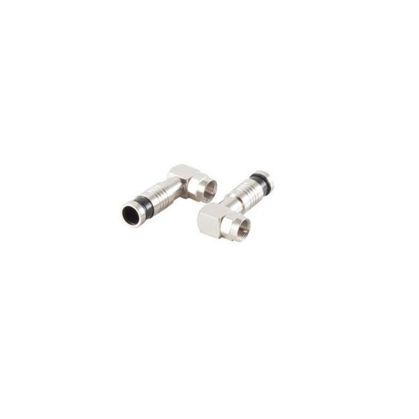 S-Conn F-Kompressions- Winkelstecker für Kabel 7,2mm, 85031-A