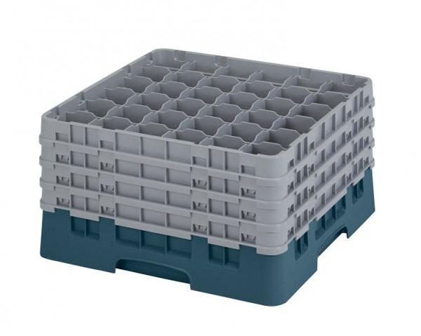 Cambro Spülkorb mit 36 Fächer Camrack® 23,8 cm Türkis, 36S900414
