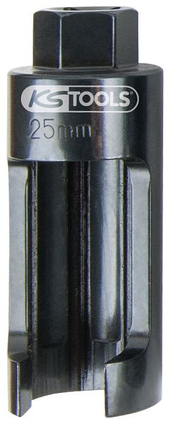 KS Tools 1/2" Injektor-Stecknuss, 25,0 mm, Länge 100mm, 152.1195