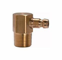 Riegler Temperier-Einstecknippel DN 6 90, ohne Absperrventil, Außengewinde, 107948