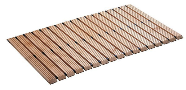 KLW Holzlaufrost mit abgeschrägten Kanten ca. 45°, Breite: 600 mm, Länge: 1000 mm, 10/HLA-SK-0600-1000