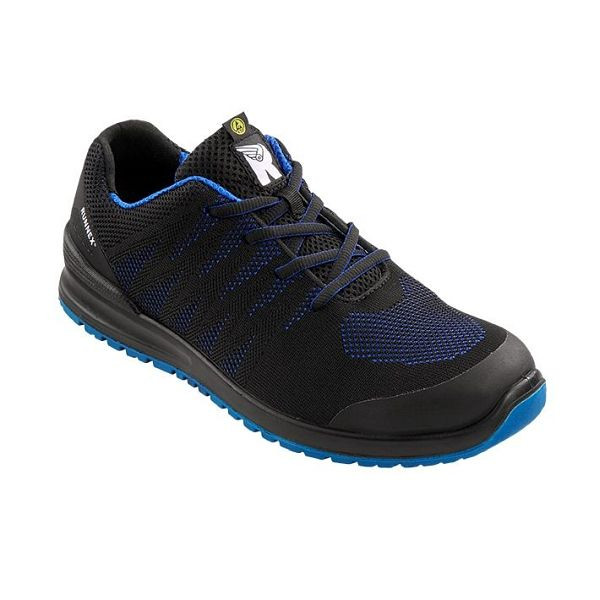 RUNNEX S1P-ESD-Sicherheitshalbschuhe SportStar, schwarz/blau, Größe: 38, VE: 1 Paar, 5109-38