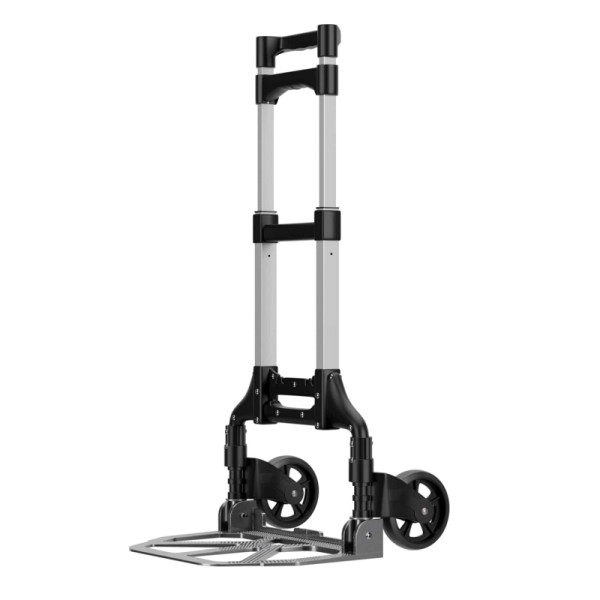 TroniTechnik Sackkarre Handkarre klappbar, Transportkarre bis 80kg, Klappwagen - Vollgummireifen, höhenverstellbar, 5832