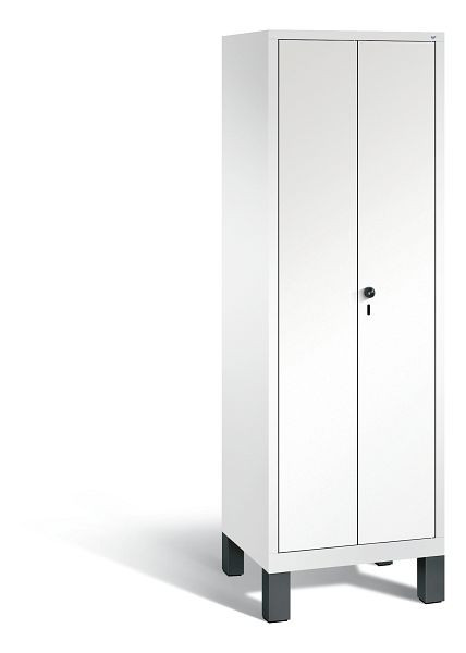 C+P Spind Evolo, 2 Abteile, H1850xB610xT500 mm, Weiß/MDF Weiß, 48012-20 S10378