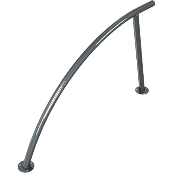 Stein HGS Anlehnbügel -Juist-, 850mm/zum Aufdübeln, beschichtet nach RAL DB703, 422.51b