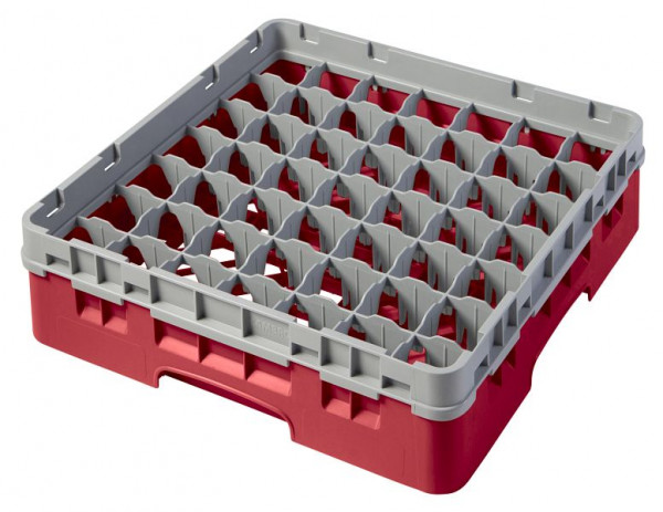 Cambro Spülkorb mit 49 Fächer Camrack® 9,2 cm Rot, 49S318163