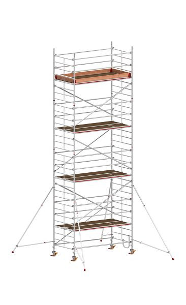 HYMER Fahrgerüst mit Ausleger, Bühnenlänge 2,95 m, Rahmenteilbreite 1,50 m, Reichhöhe 9,40 m, 837309