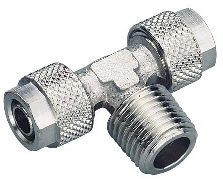 timmer A-TEk-10/8-3/8-MSv, T-Einschraubverschraubung - konisch, VE: 10 Stück, 01358549