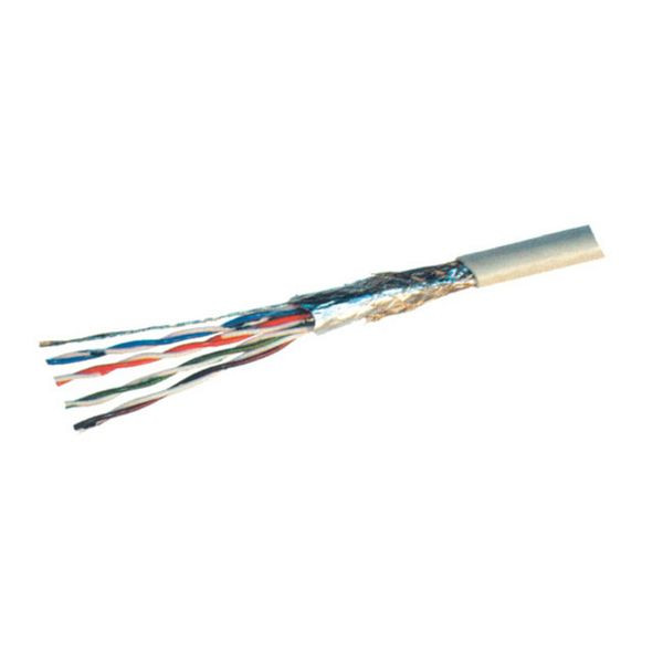 S-Conn Patchkabel, cat 5e, SF/UTP, ALU Folie und Geflechtschirmung, Halogenfrei, 50,0m, 75205-50H