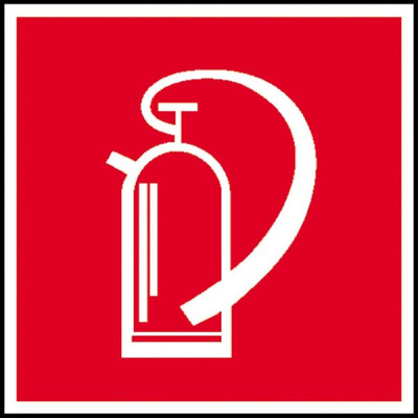 Stein HGS Brandschutzschild, Feuerlöscher, 200 x 200mm / Folie, selbstklebend, 38.2704