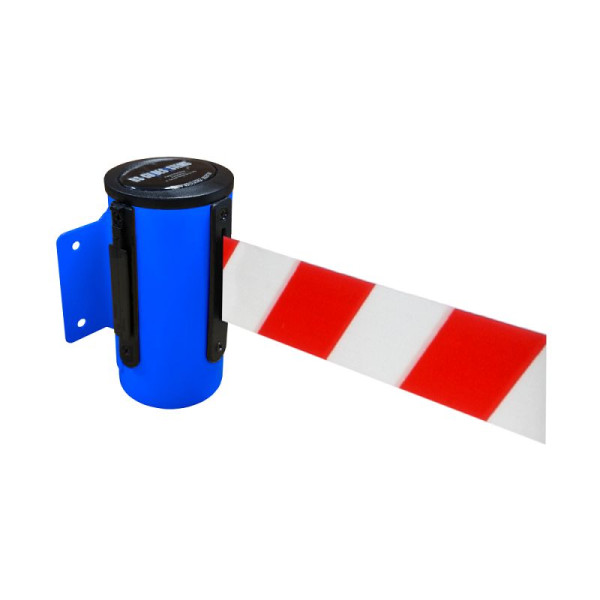 Stein HGS Wandgurtkassette -P-Line Future-, blau, rot/weiß diagonal (schraffiert), mit Sicherheitsverschluss (selbstlösend), 12850b-1303