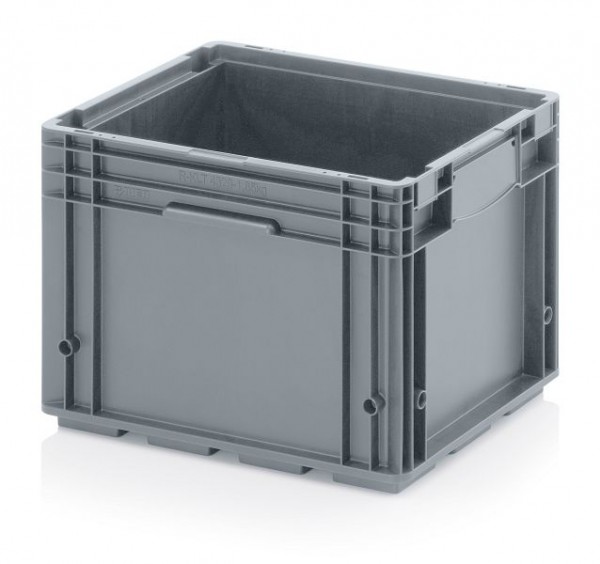 Auer R-KLT-Behälter, Silbergrau, 22 Liter, R-KLT 4329-7001