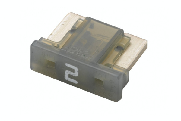HELLA Sicherung, niedrige Mini-Flachstecksicherung, 2A, grau, 8JS 728 596-262