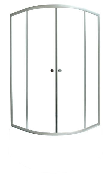 Sanotechnik Rundduschkabine 89-90x89-90x153 cm, PT22W, 9002827222253