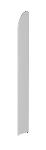 Kerkmann Abschlusswange DANTE 2250 mm weiß, 50990710, 4044917421493