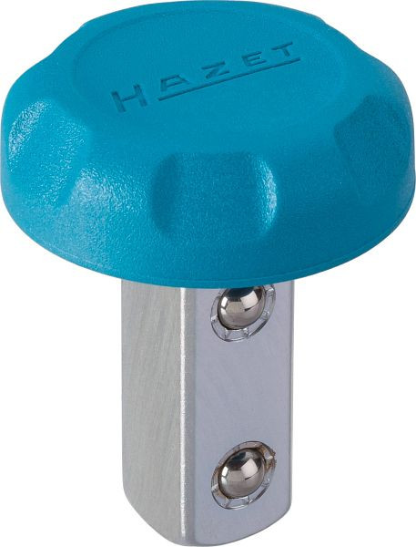 Hazet Durchsteck-Vierkant, Vierkant 12,5 mm (1/2 Zoll), mit blauem Drehknopf, 5121-02