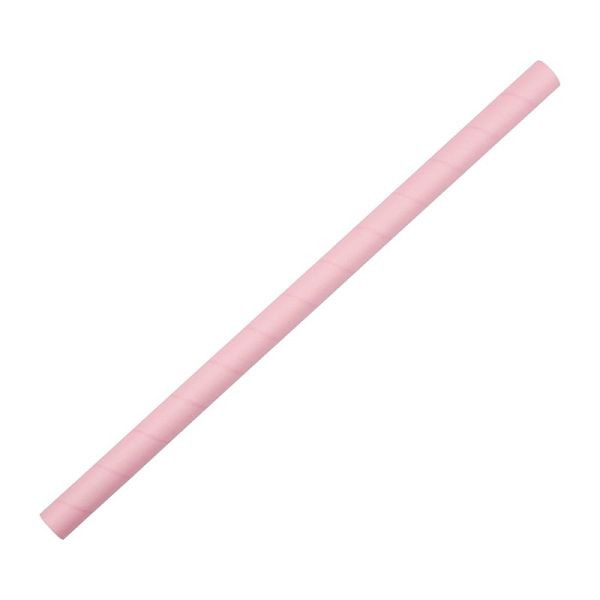 Fiesta Compostable kompostierbare Smoothie Strohhalme rosa (250 Stück), FB149