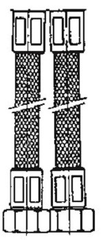 Benkiser Flexibler Schlauch mit RV, M10 x 1 für WT-Mischer 195/199/185/184, 0160215