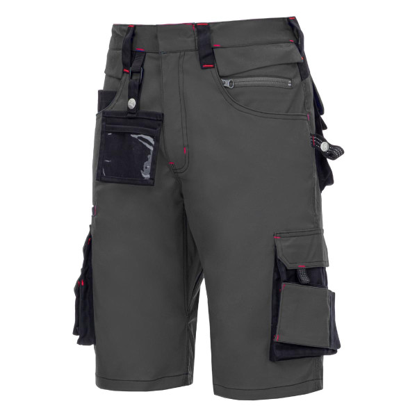 NITRAS MOTION TEX PRO FX, Arbeitshose, kurz, Größe: 50, Farbe: grau, VE: 10 Stück, 7702-50