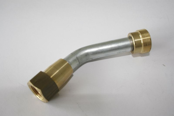 ELMAG Verbindungsrohr Edelstahl, 75 mm lang, IG M14x1 + AG M20x1, 56106