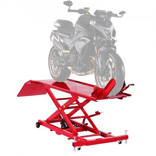 VEVOR Motorradheber Hydraulisch, max. 787mm, 453,59kg, mit Sicherheitsschloss für Geländefahrzeuge & Dirtbikes, MTCDXSJTYYS1F4CVZV0
