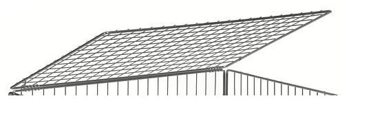 Kongamek Deckel für Gitterwagen KM, 830 x 630 mm, 255352