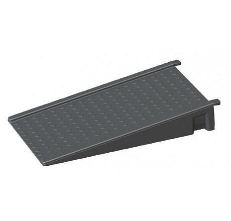 Cemo PE-Auffahrrampe, Maße: 126 x 80 x 20 cm, 10714, 4052886343029