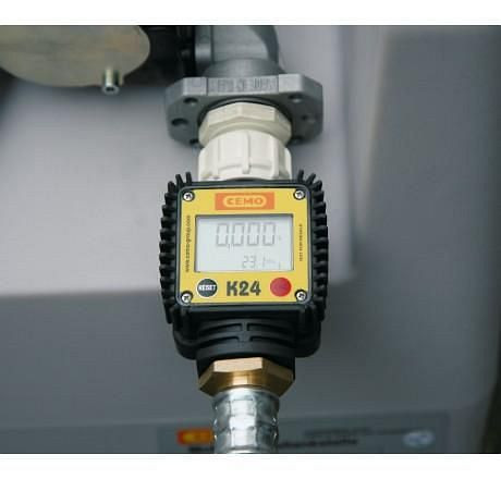 Cemo Digitaler Durchflusszähler K24 mit Verschraubung, 8908, 4052886082072