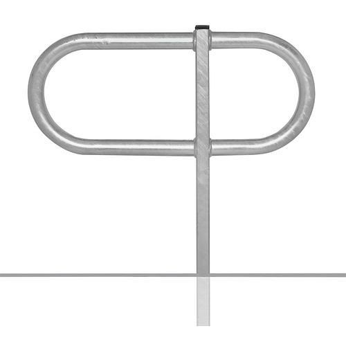 DENIOS Anlehnbügel, feuerverzinkt, zum Einbetonieren, Höhe Überflur 800 mm, 310951