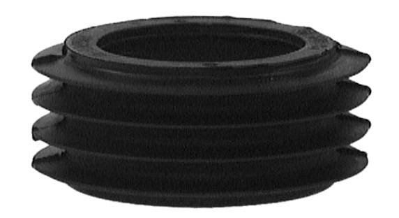 Benkiser Euro-WC-Verbinder Gummi, für wandhängendes WC 38-45mm, Innenstutzen 55mm, schwarz, 7161055