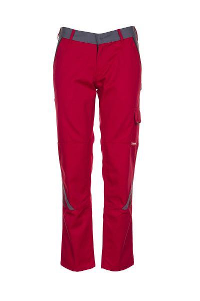 Planam Highline Damen Bundhose, rot/schiefer/schwarz, Größe 40, 2391040