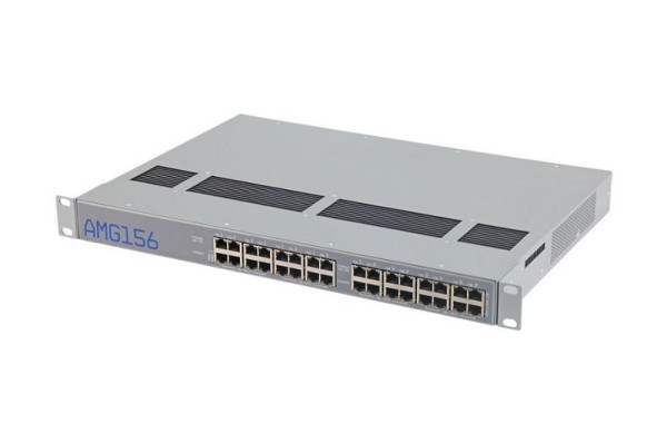 AMG Systems Industrieller PoE-Injektor, 16x In, 8x 10/100/1000BT RJ45 mit 30W PoE, 8x 10/100/1000BT RJ45, doppelte Stromversorgung, AMG156-8GBT-8GAT-RP960