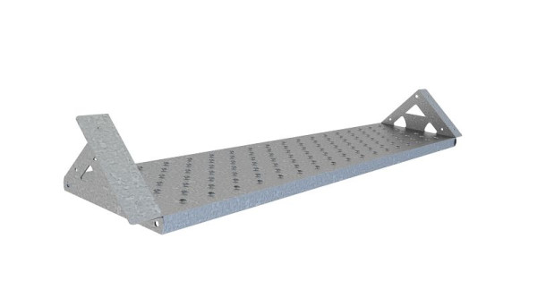 Schake Bautreppe-Einzeltritt zur Befestigung an Holzbohlen oder Kanthölzern, 706810