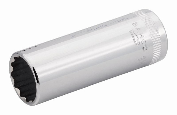Bahco Steckschlüssel-Einsatz, 1/4", 12kant, lang, SW 10 mm, A6800DM-10