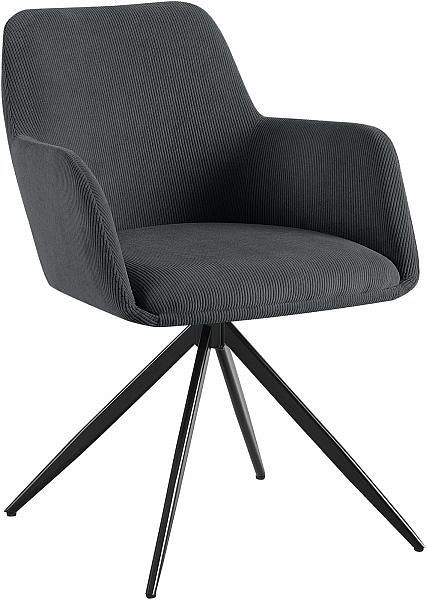 CLP Esszimmerstuhl Olema Cord, schwarz, 326056, 4255716354107