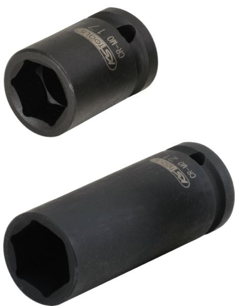 KS Tools Kraft-Stecknuss-Satz für LKW Radbolzen, 2-teilig, 32mm, 515.0305