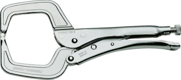 Hazet Grip-Zange, Schnell-Lösehebel, Oberfläche: vernickelt, Abmessungen / Länge: 280 mm, 758-2