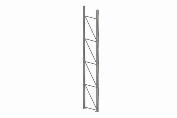 Meta Ständer 100/20 4900x800 mm, verzinkt, für Palettenregal MULTIPAL, 200174341