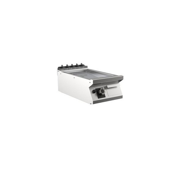 Mareno M1-700 Gas-Grillplatte mit gerippter Chromplatte, 40cm, 400(B)x750(T)x250(H)mm, FT74GRCT, 171.206