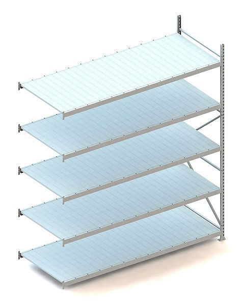 Meta MINI-RACK AR 3000x2600x1050 mm, verzinkt, mit Stahlpaneele, Bodenanzahl: 5, 20051365