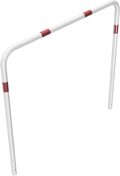 Schake Rohrbügel aus Stahlrohr Ø 48 x 2,5 mm ohne Querholm zum Einbetonieren, Gesamtbreite 1500 mm, Gesamthöhe 1400 mm, beschichtet, 448_15B